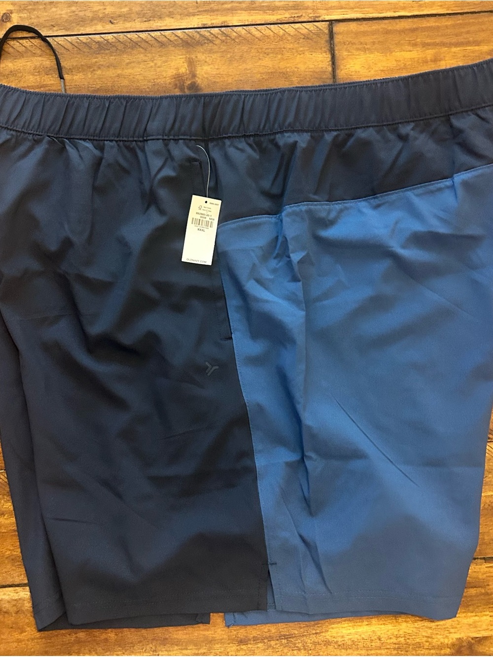 Men's Two-Tone Old Navy & Blue Athletic Shorts